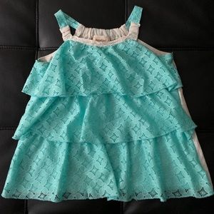 Rewind blue tank top